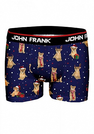 PÁNSKÉ VÁNOČNÍ BOXERKY JOHN FRANK JFBD17